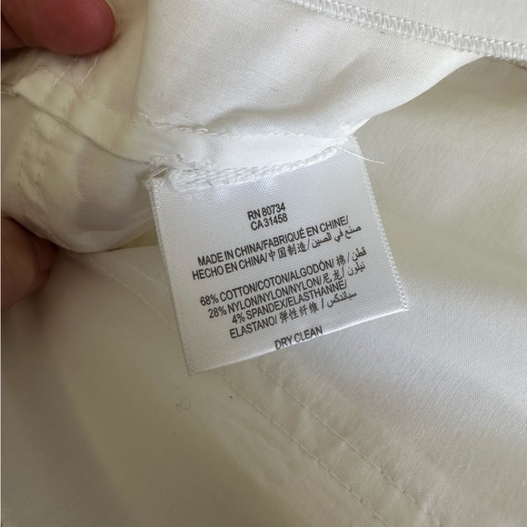 ⚪️🤍 WHITE BCBG MaxAzria origami pleated Layered Mini Skater Skirt Size 2 - Picture 3 of 16